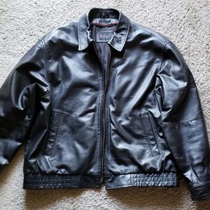 Vintage Genuine Leather Jacket - Size L